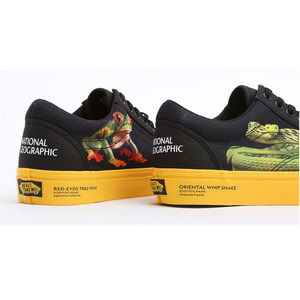 Vans Old Skool National Geographic Photo Ark sneakers comfort fashion W8 M6.5